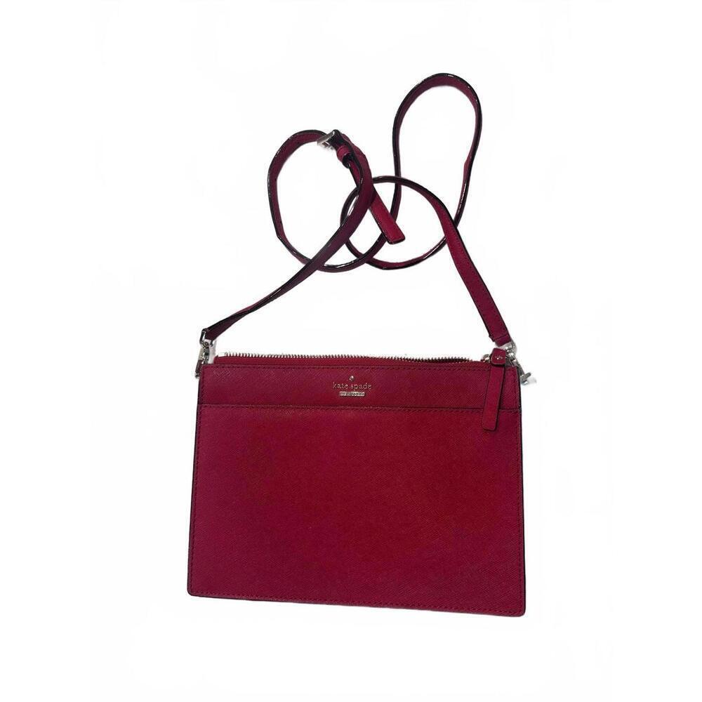 Kate Spade Red Leather Crossbody Bag